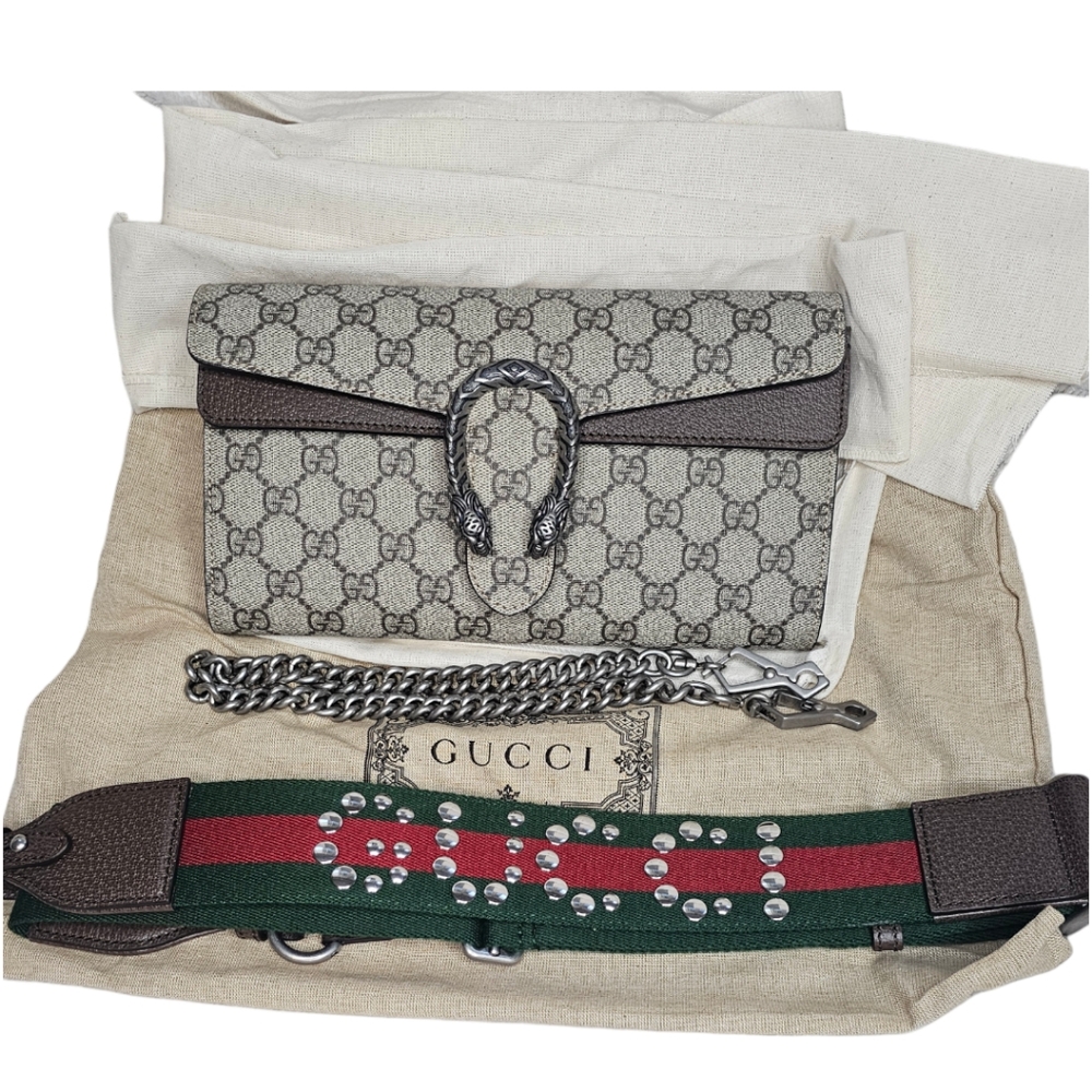 100% Authentic💎gucci supreme dionysus shoulder bag gucci crossbody gucci clutch